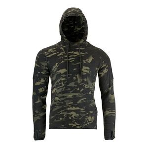 Viper Mens Tactical Camo Fleece Hoodie / Black